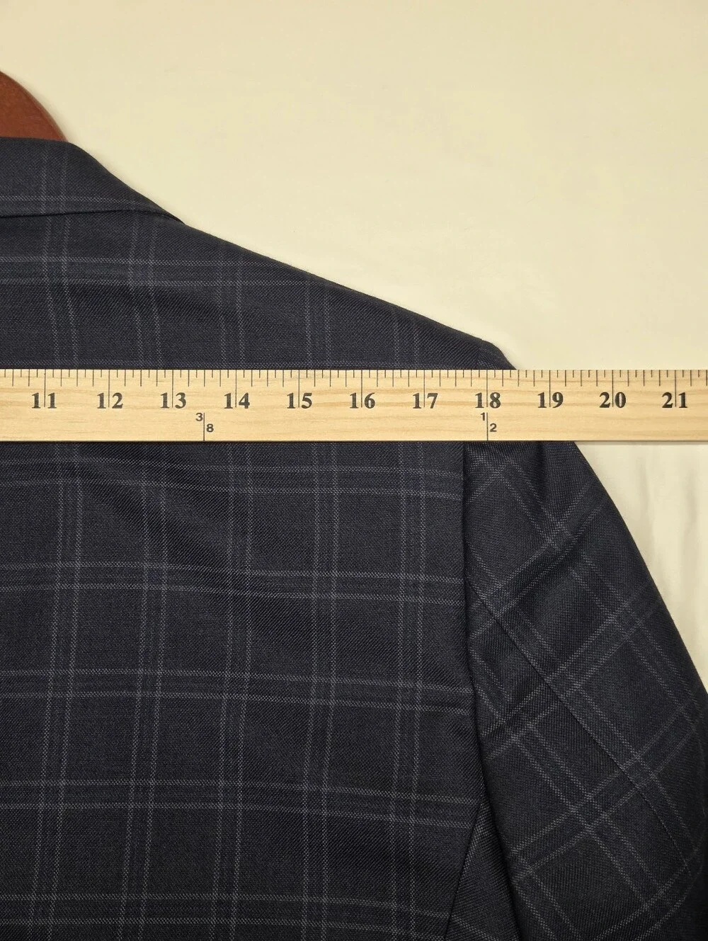 Brooks Brothers 1818 Fitzgerald Navy Windowpane Silk Wool Sport Coat 41R